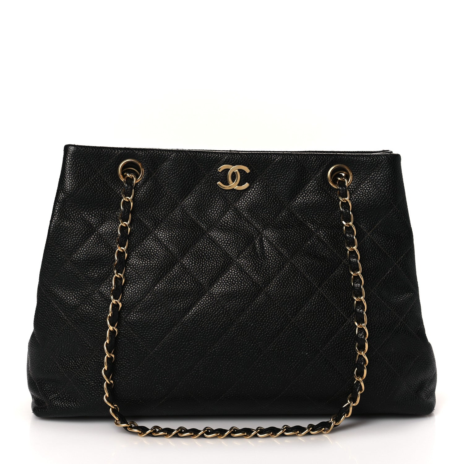 Chanel Caviar Quilted Shopping Tote Black 1 of 8