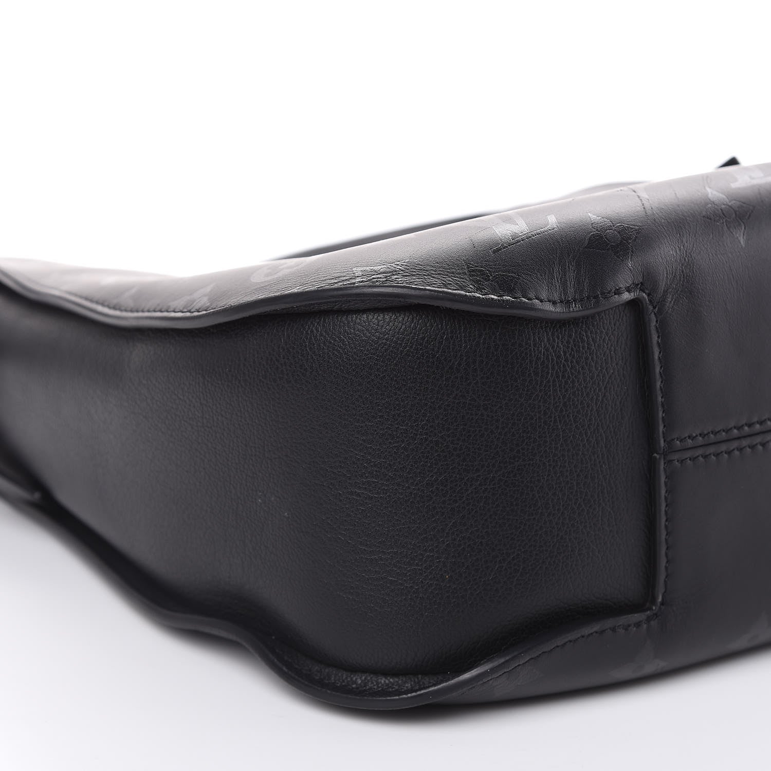 Louis Vuitton Cuir Plume Very Hobo Black 7 of 14