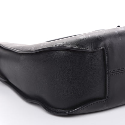 Louis Vuitton Cuir Plume Very Hobo Black 7 of 14