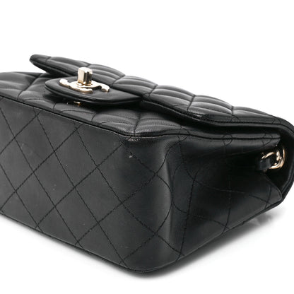 Chanel Lambskin Quilted Mini Square Flap Black 12 of 12