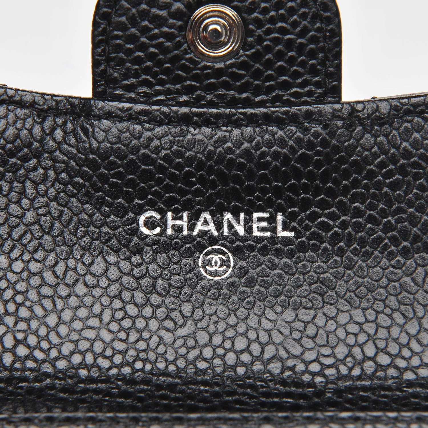 Chanel Caviar Quilted Flap Card Holder Black 6 of 8