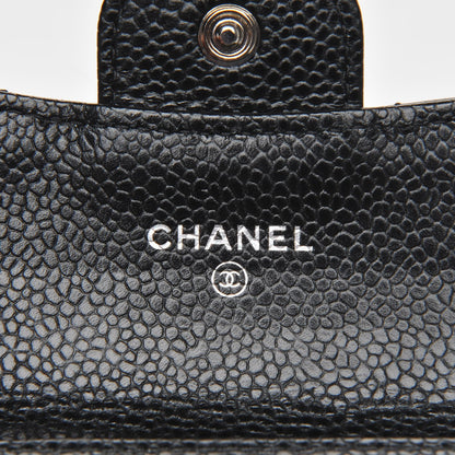 Chanel Caviar Quilted Flap Card Holder Black 6 of 8