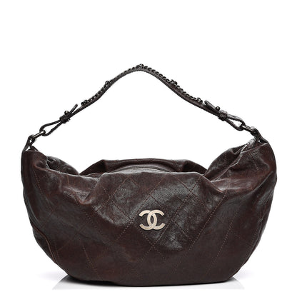 Chanel Caviar Outdoor Ligne Large Hobo Brown 1 of 11