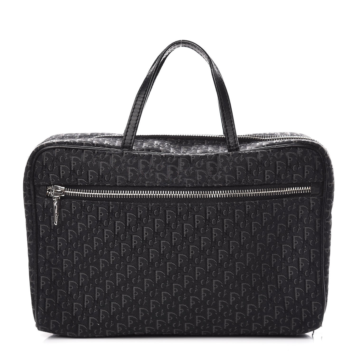 Christian Dior Monogram Canvas Travel Pouch Navy Blue 1 of 11