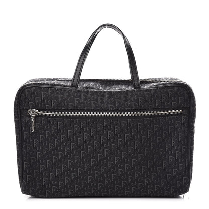 Christian Dior Monogram Canvas Travel Pouch Navy Blue 1 of 11
