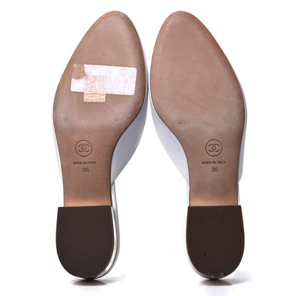 Chanel Sheepskin CC Mules 36 White 7 of 11
