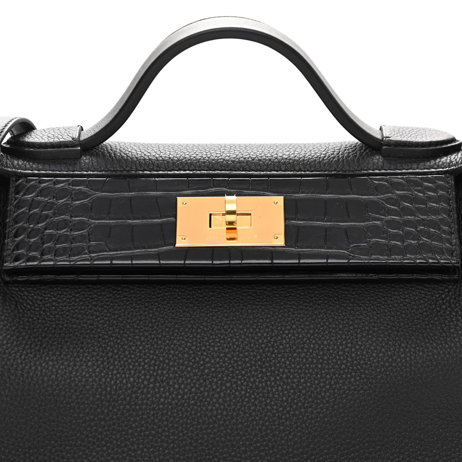 Hermes Togo Matte Alligator Swift Touch 24/24 29 Black 9 of 13