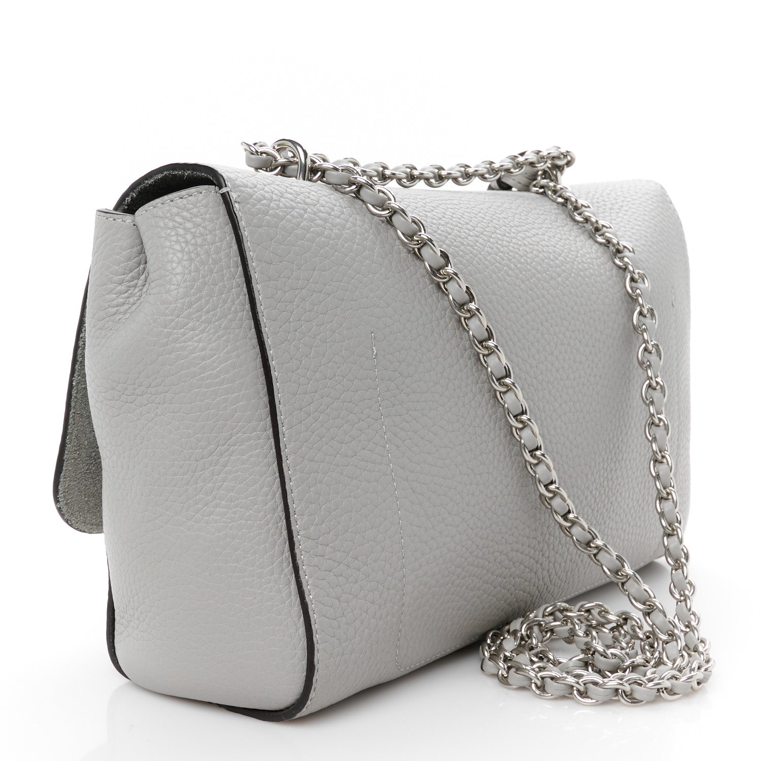 Mulberry Heavy Grain Medium Lily Pale Grey 3 of 11