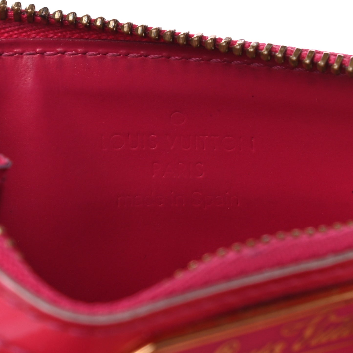 Vernis Key Pouch Rose Pop