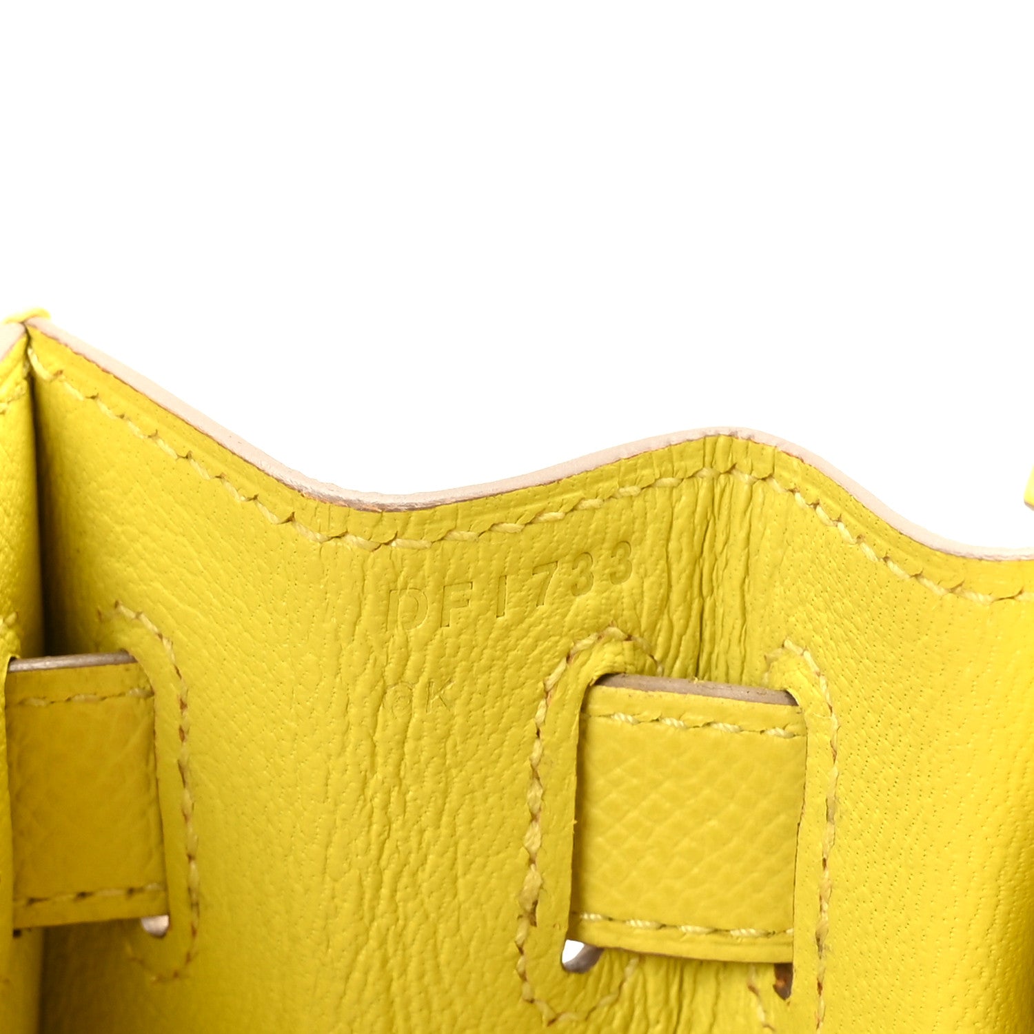 Hermes Epsom Kelly Sellier 28 Lime 6 of 11