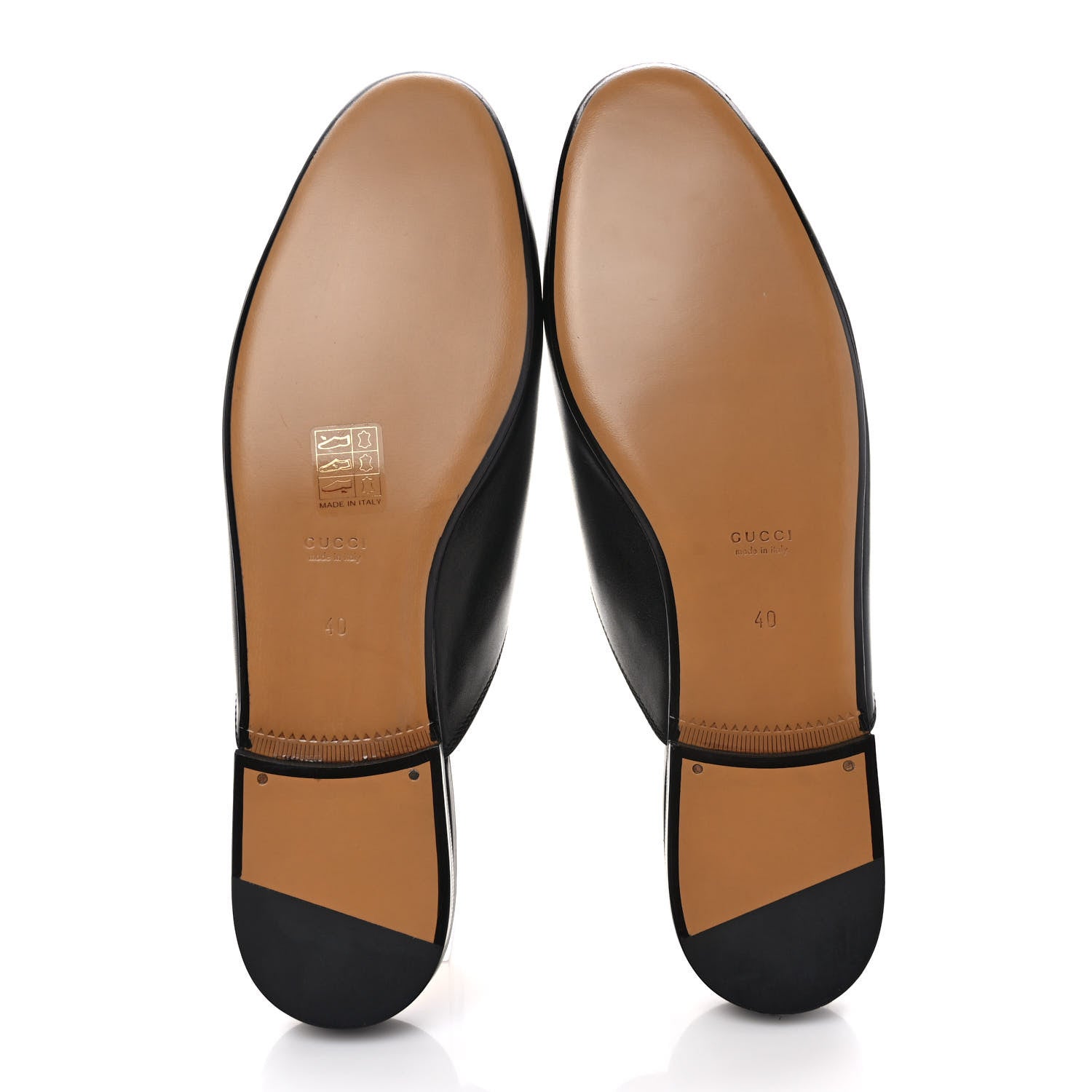 Gucci Calfskin Womens Princetown Slippers 40 Black 5 of 10