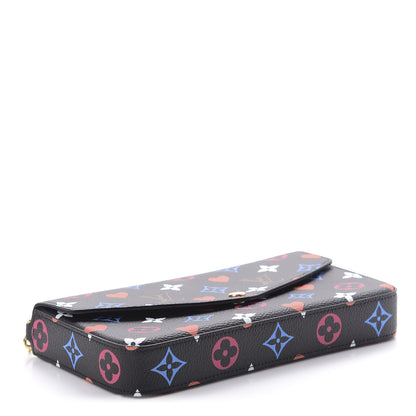 Louis Vuitton Game On Felicie Chain Wallet Black 4 of 10