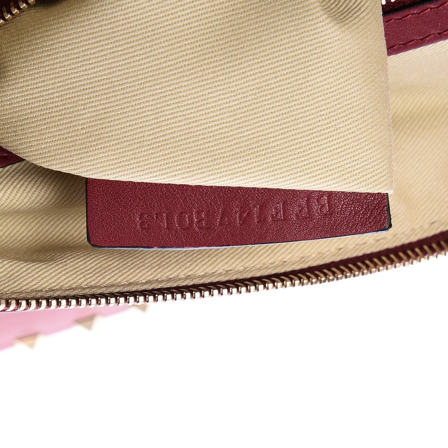 Valentino Garavani Vitello Large Rockstud Zip Wristlet Pouch Rosso Valentino 7 of 8