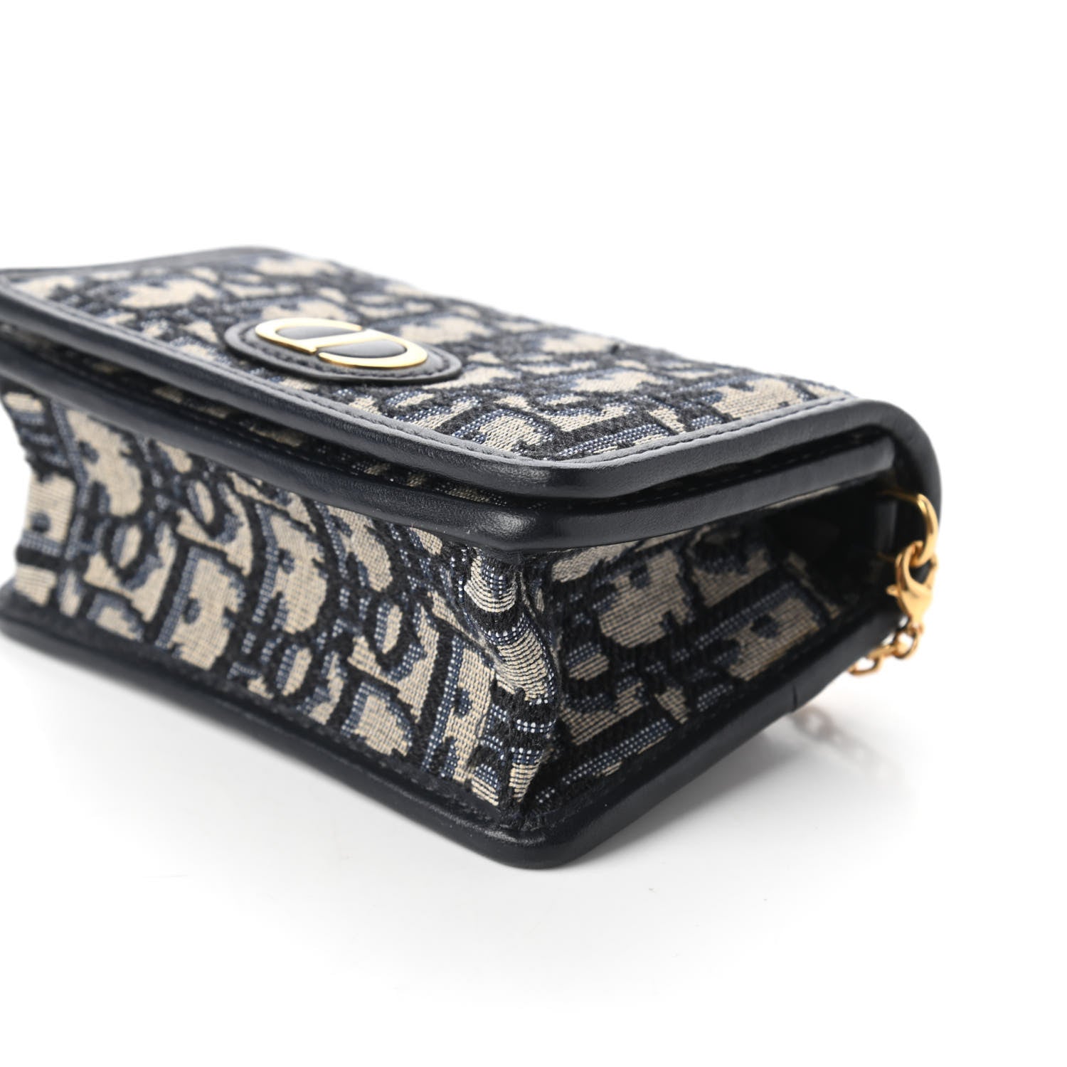 Christian Dior Oblique Nano 30 Montaigne Pouch Blue 748003