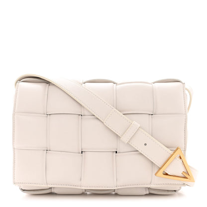 Bottega Veneta Nappa Maxi Intreccio Padded Cassette Crossbody Bag Chalk 1 of 11