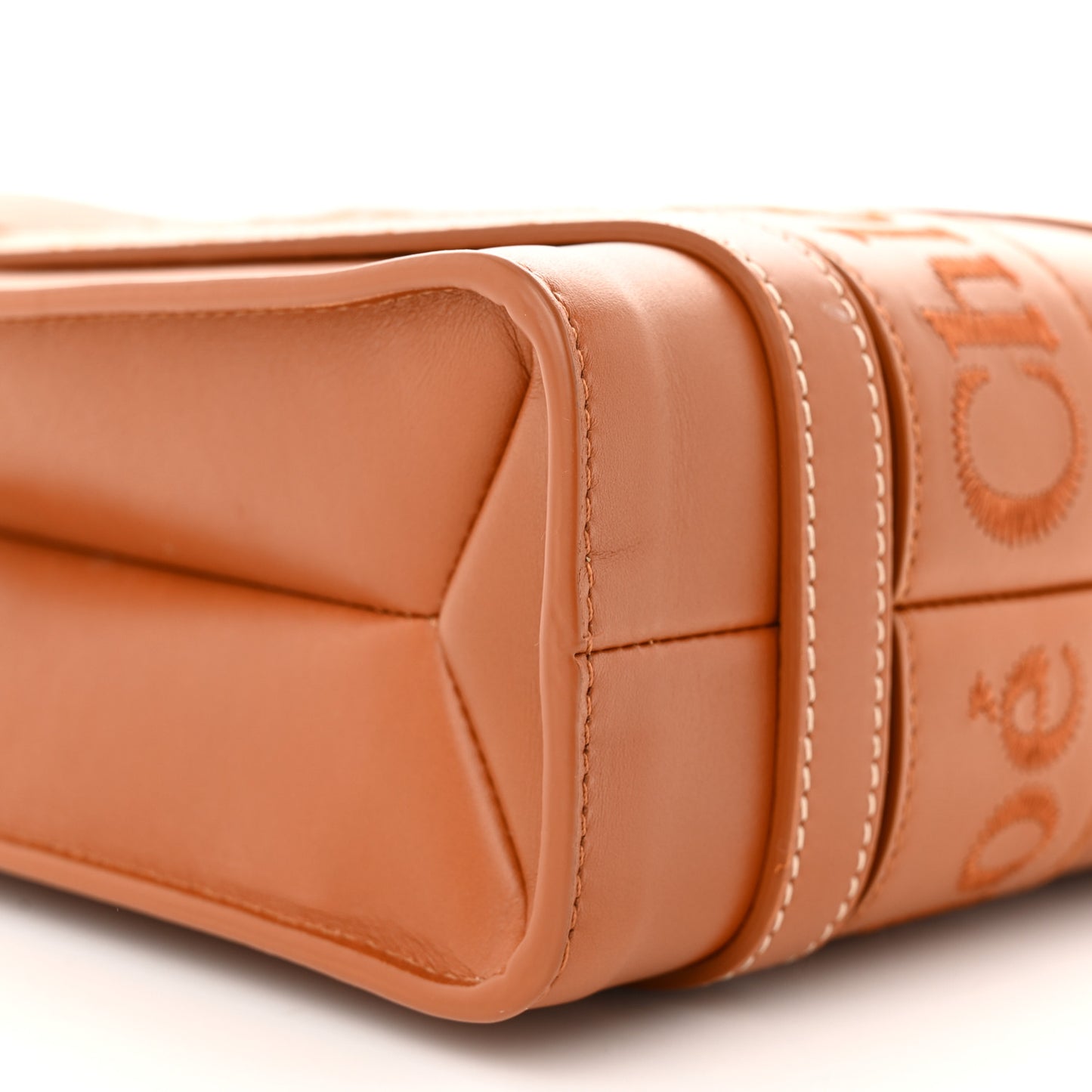 Calfskin Small Woody Tote Caramel