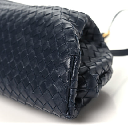 Bottega Veneta Nappa Intrecciato Maxi The Lauren 1980 Clutch Midnight 11 of 11