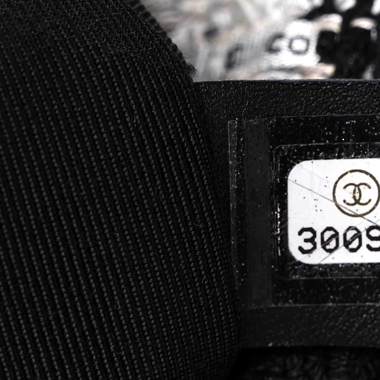 Tweed Quilted Large Chanel 19 Flap Black Ecru White