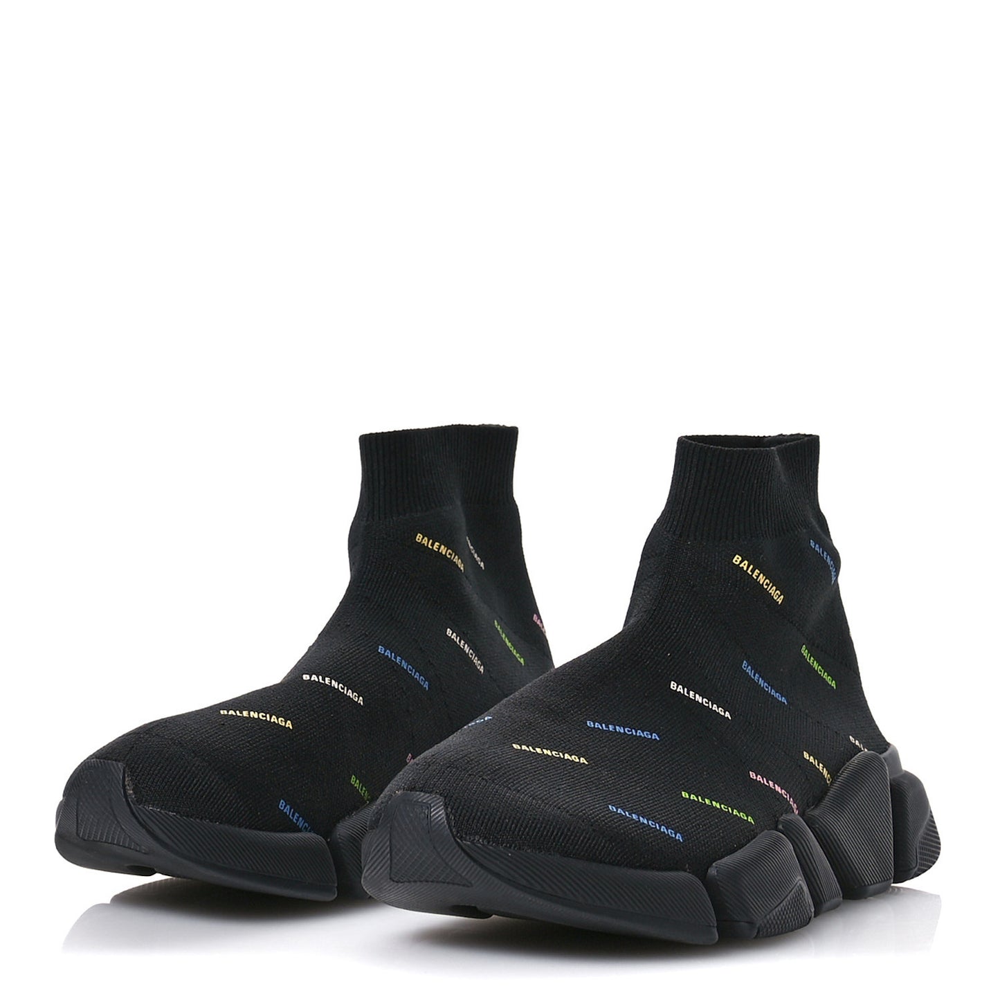 Technical 3D Recycled Knit Womens Speed 2.0 Sneakers 37 Black Multicolor