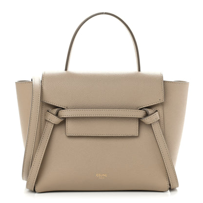 Celine Grained Calfskin Nano Belt Bag Light Taupe 1 of 11