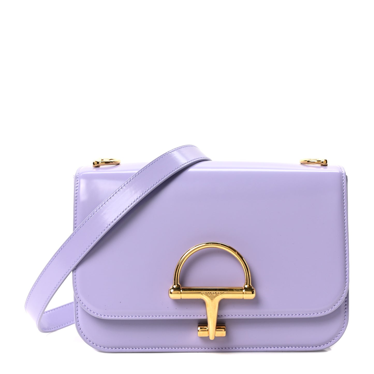 Patent Siena Small Shoulder Bag Lapis