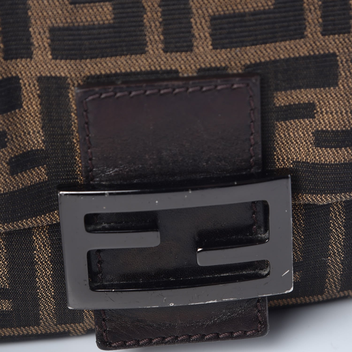 Fendi Zucca Mini Mama Baguette Tobacco 14 of 14