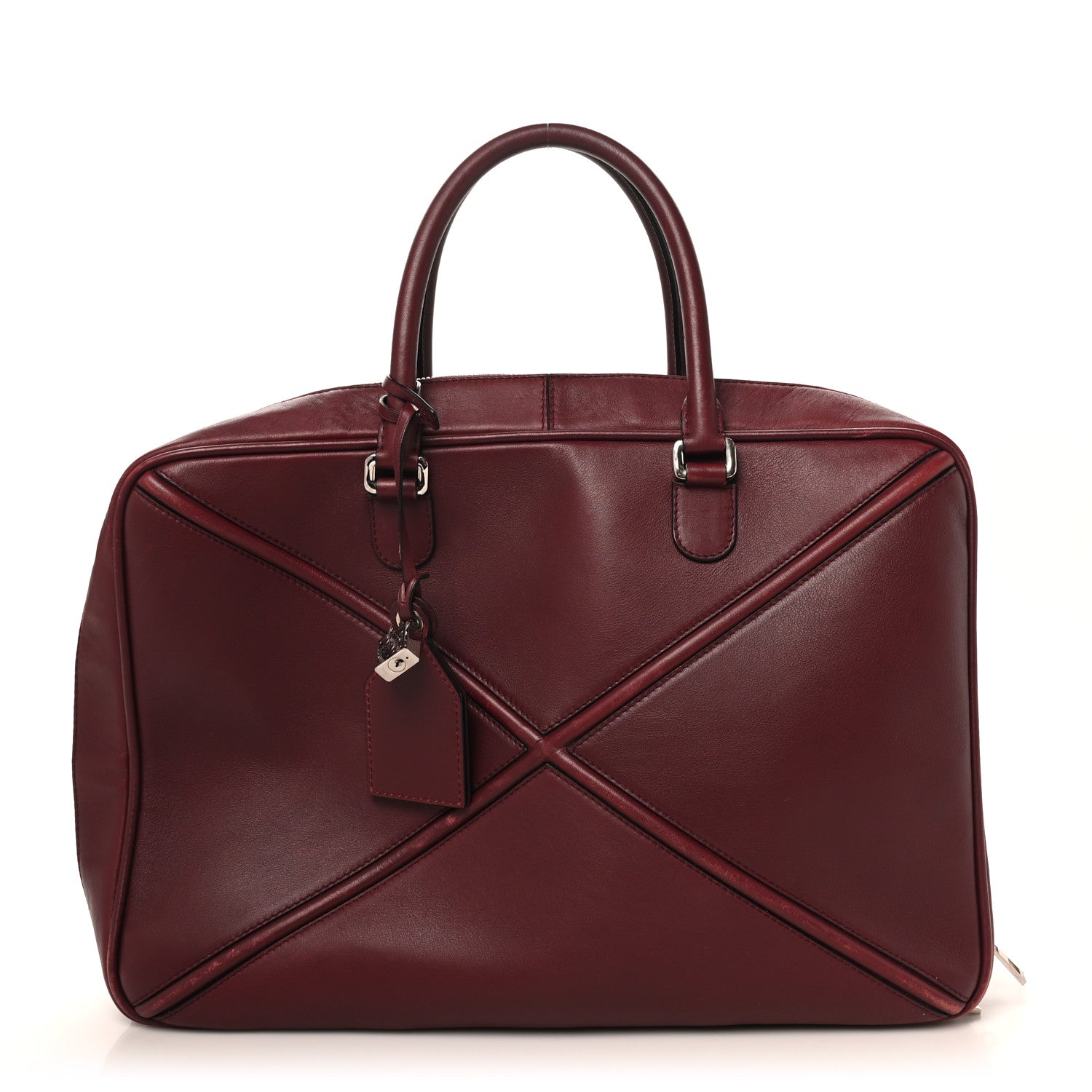 Loewe Calfskin Travel Bag Burgundy 1 of 10