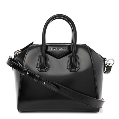 Givenchy Shiny Lord Calfskin Mini Antigona Black 1 of 11