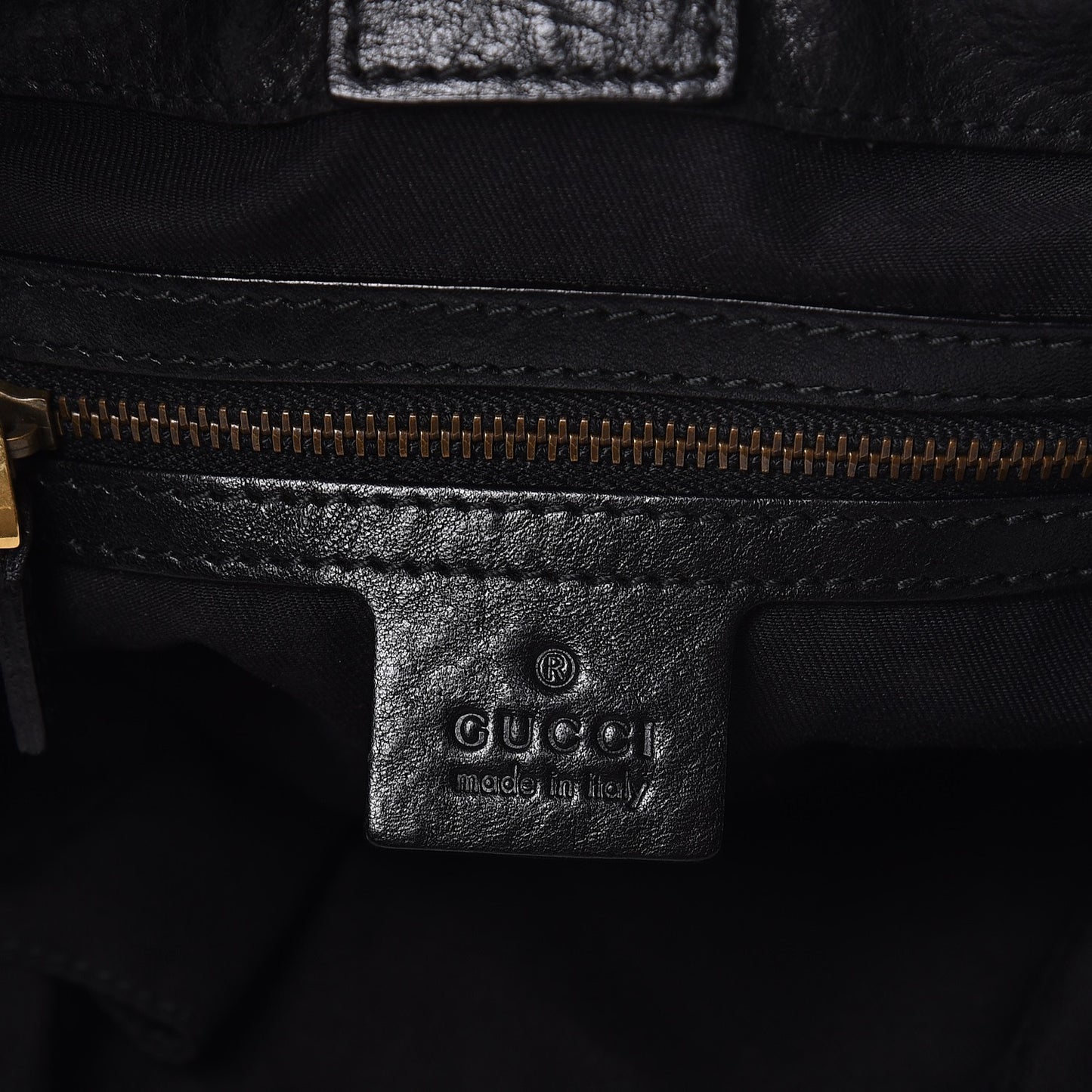 Monogram Medium Jockey Tote Black