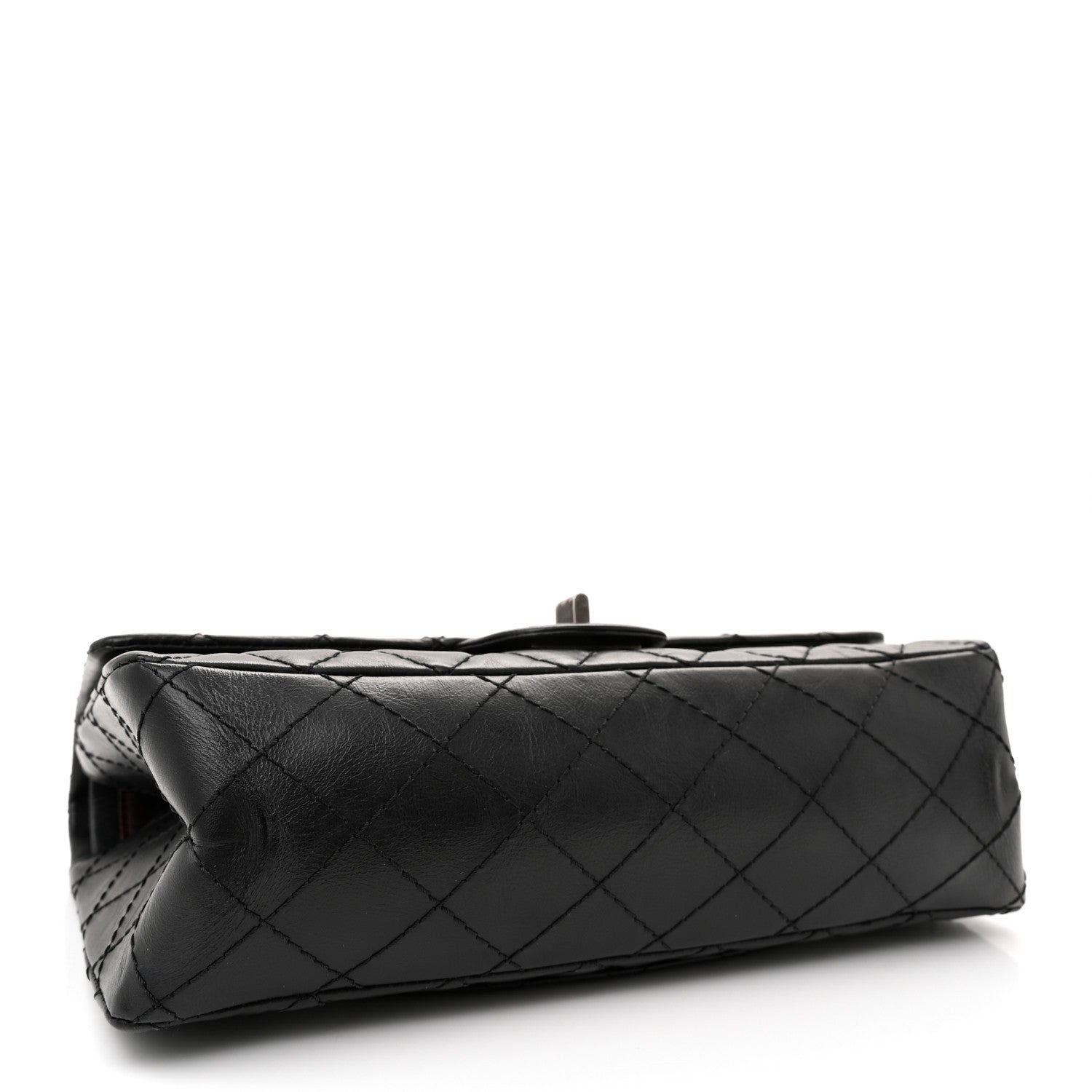 Chanel Aged Calfskin Quilted 2.55 Reissue 225 Flap Black 4 of 12