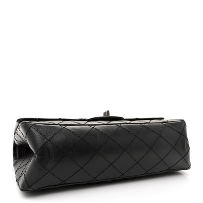 Chanel Aged Calfskin Quilted 2.55 Reissue 225 Flap Black 4 of 12