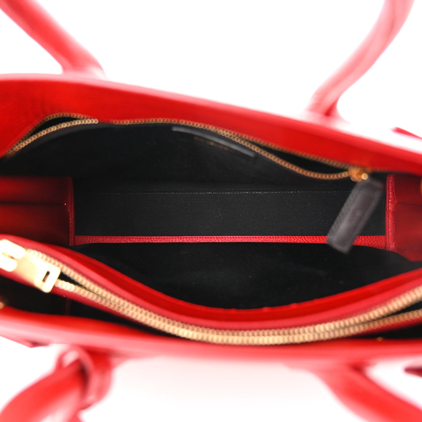 Grained Calfskin Small Sac De Jour Lipstick Red
