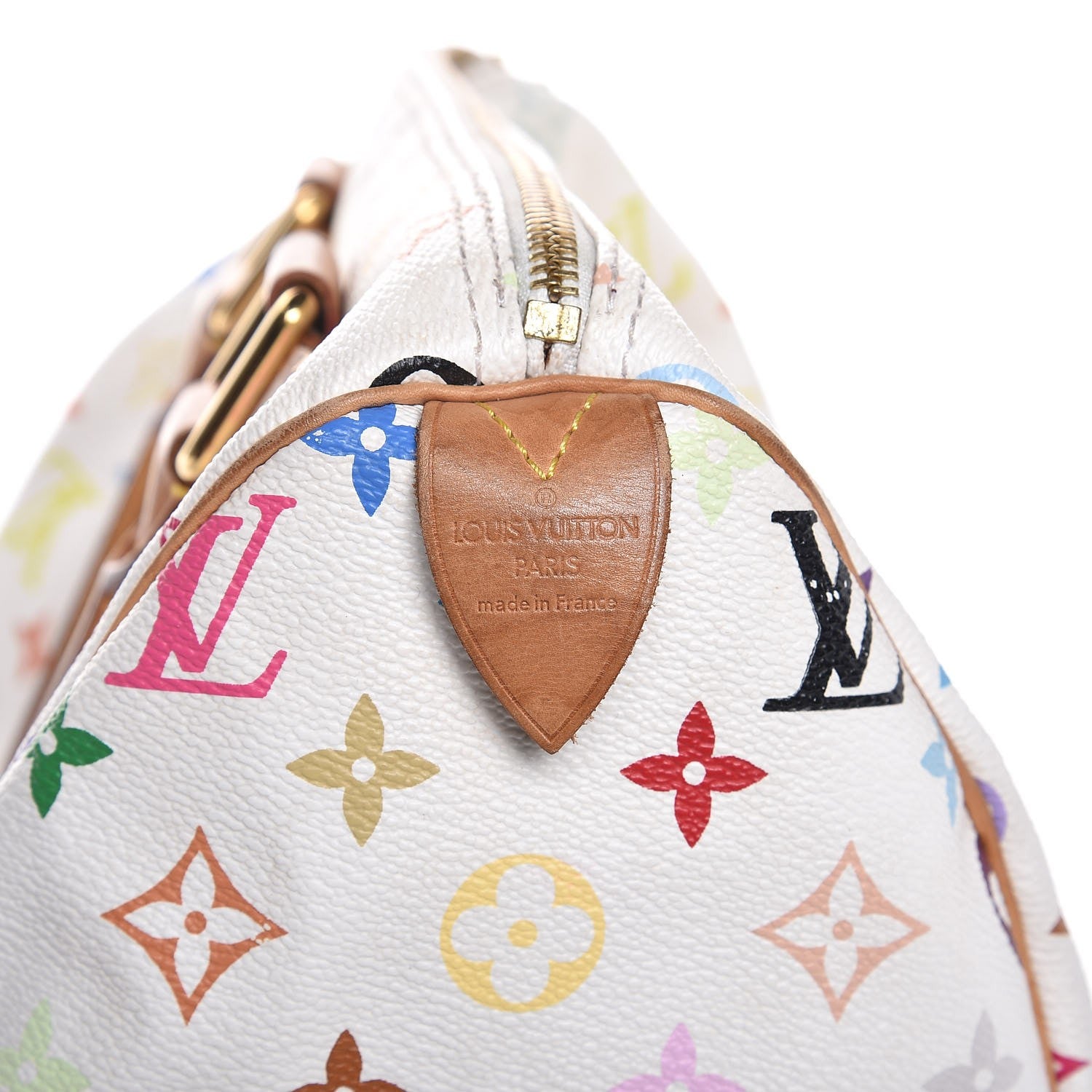 Louis Vuitton Monogram Multicolor Speedy 30 White 7 of 16