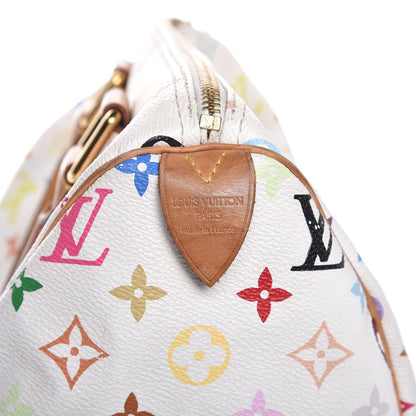 Louis Vuitton Monogram Multicolor Speedy 30 White 7 of 16