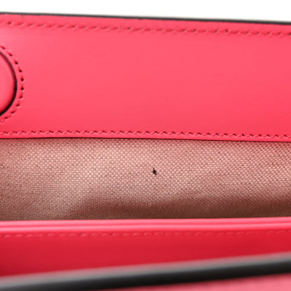 Gucci Calfskin GG Matelasse Small Slim Chain Shoulder Bag Rhodamine Pink Natural 11 of 12