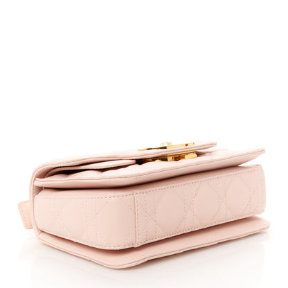Christian Dior Lambskin Cannage Mini Jolie Top Handle Bag Powder Pink 4 of 10