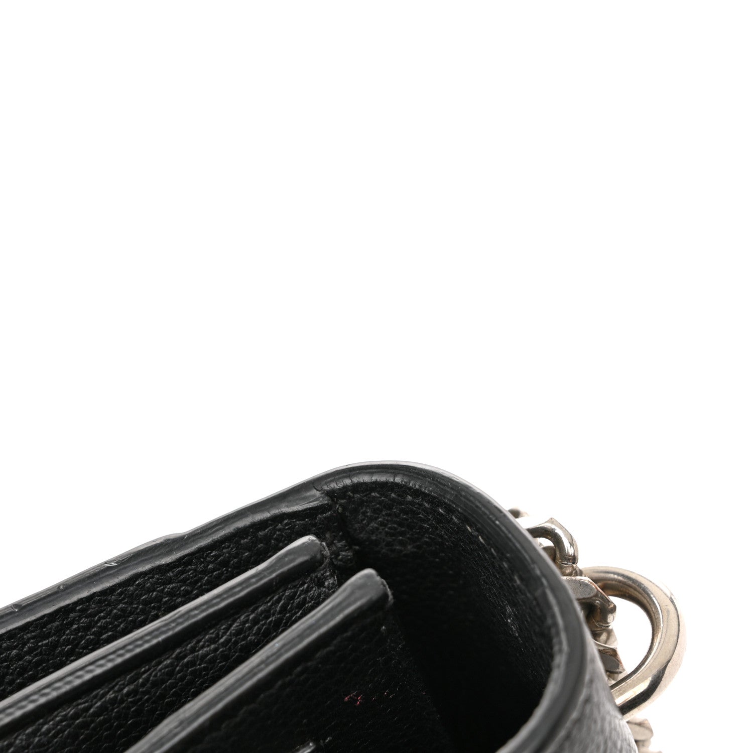 Saint Laurent Grained Calfskin Small Monogram Sunset Black 15 of 16