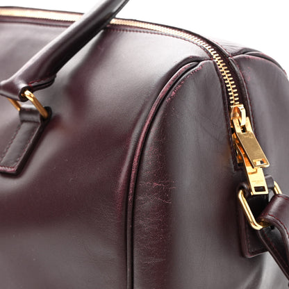 Saint Laurent Calfskin Classic Duffle 6 Amarena 13 of 13