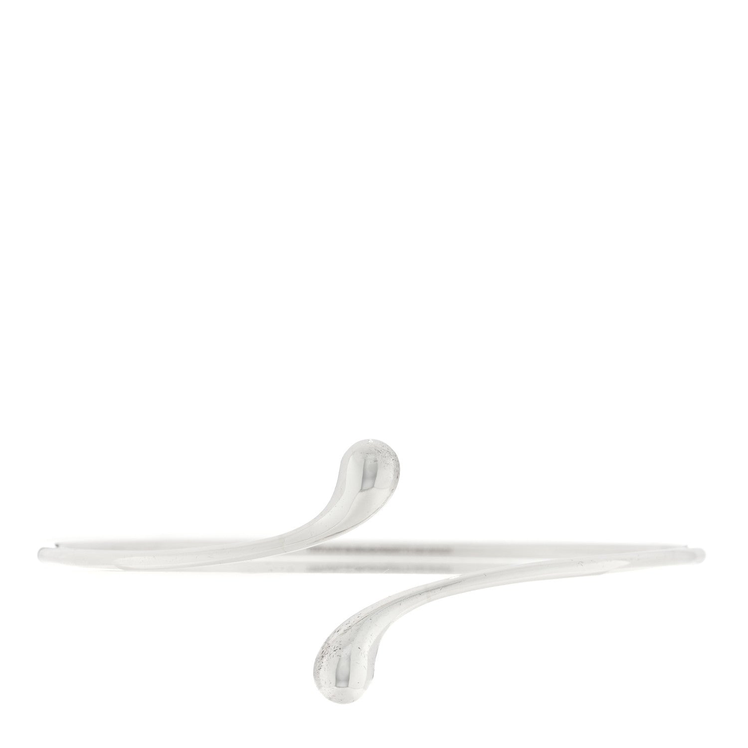 Tiffany Sterling Silver Elsa Peretti Teardrop Bangle Bracelet 1 of 3