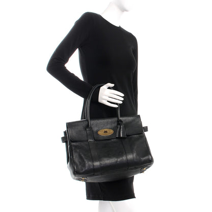 Mulberry Natural Leather Bayswater Black 2 of 8