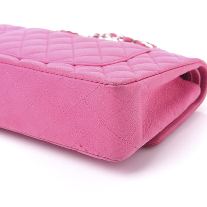 Chanel Iridescent Caviar Quilted Medium Double Flap Pink 9 of 12