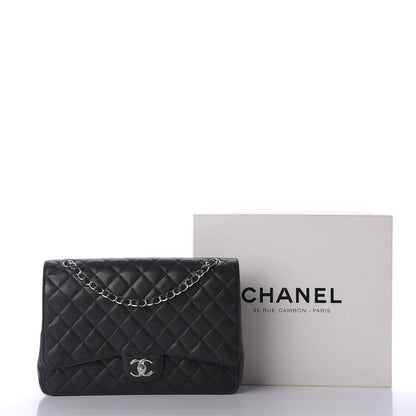Chanel Caviar Quilted Maxi Double Flap Black 10 of 10