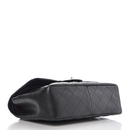Chanel Caviar Quilted Jumbo Double Flap Black 5 of 12