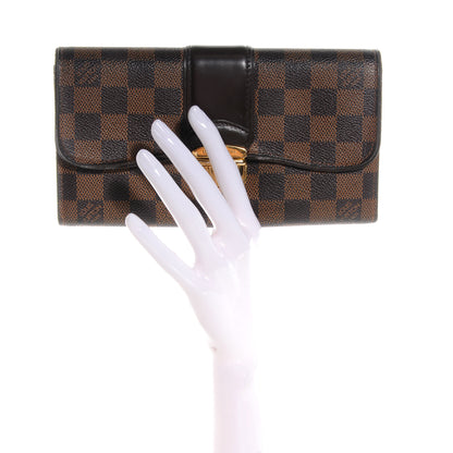 Louis Vuitton Damier Ebene Sistina Wallet 2 of 8