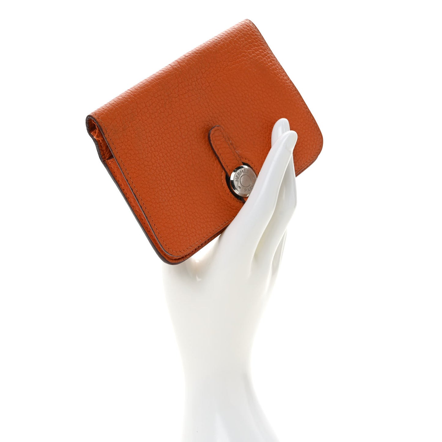 Togo Verso Dogon Compact Wallet Orange