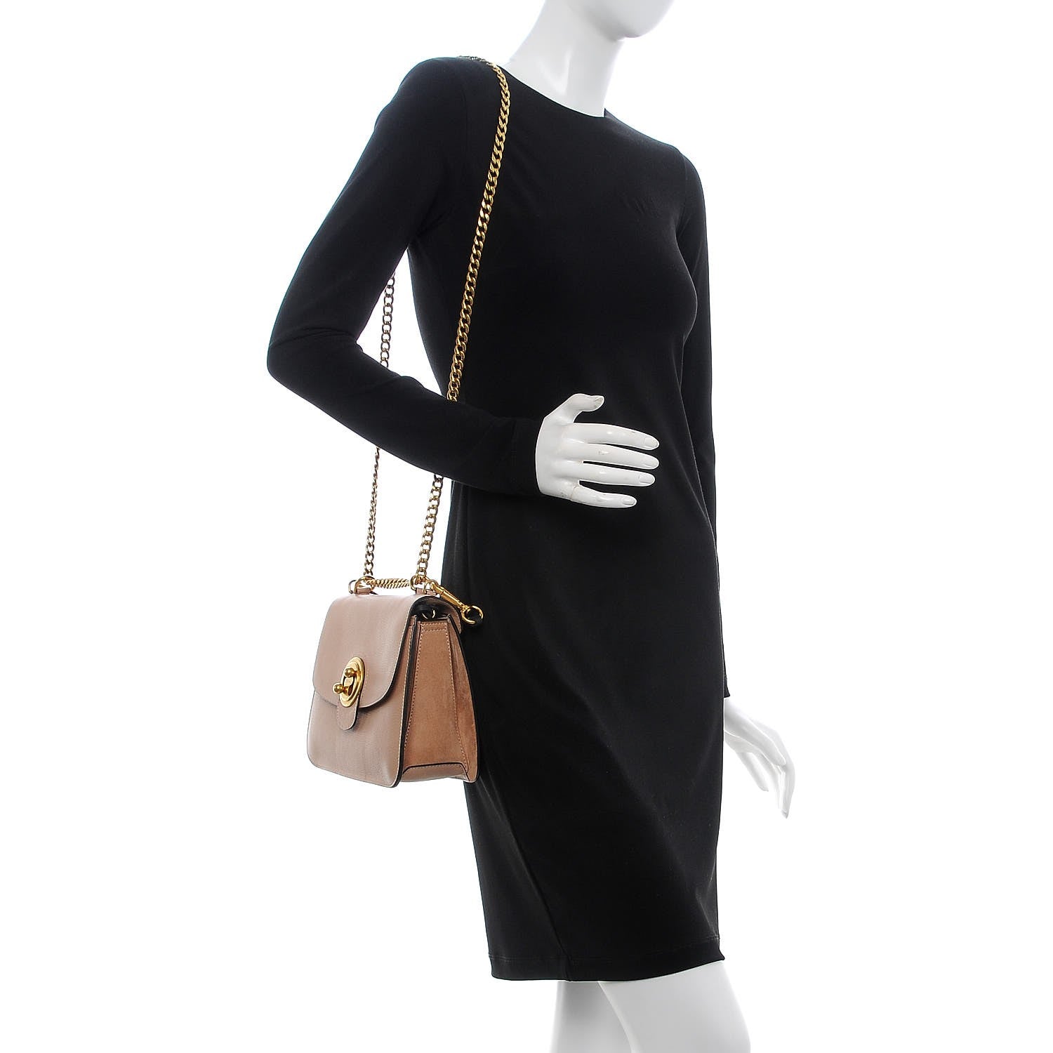 Chloe Goatskin Medium Mily Shoulder Bag Biscotti Beige 2 of 8