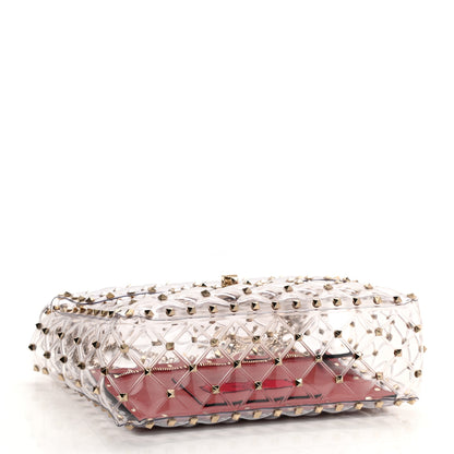 Valentino Garavani PVC Medium Rockstud Spike Shoulder Bag 4 of 7