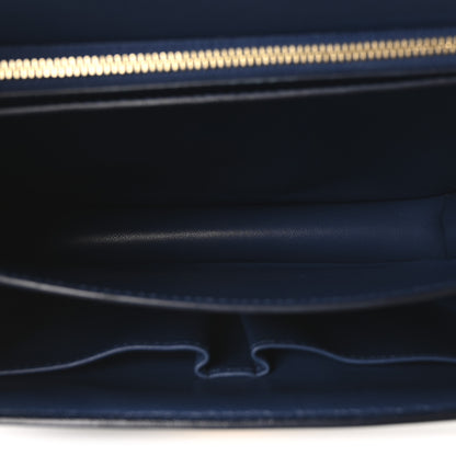 Celine Box Calfskin Medium Classic Box Flap Bag Indigo 5 of 10