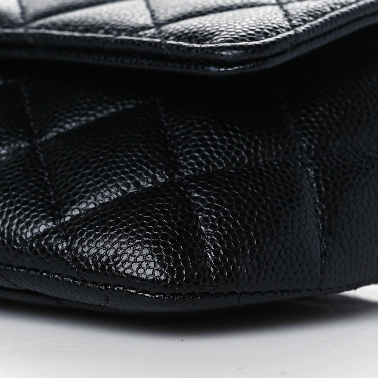 Chanel Caviar Quilted Glasses Case With Chain Black 11 of 12