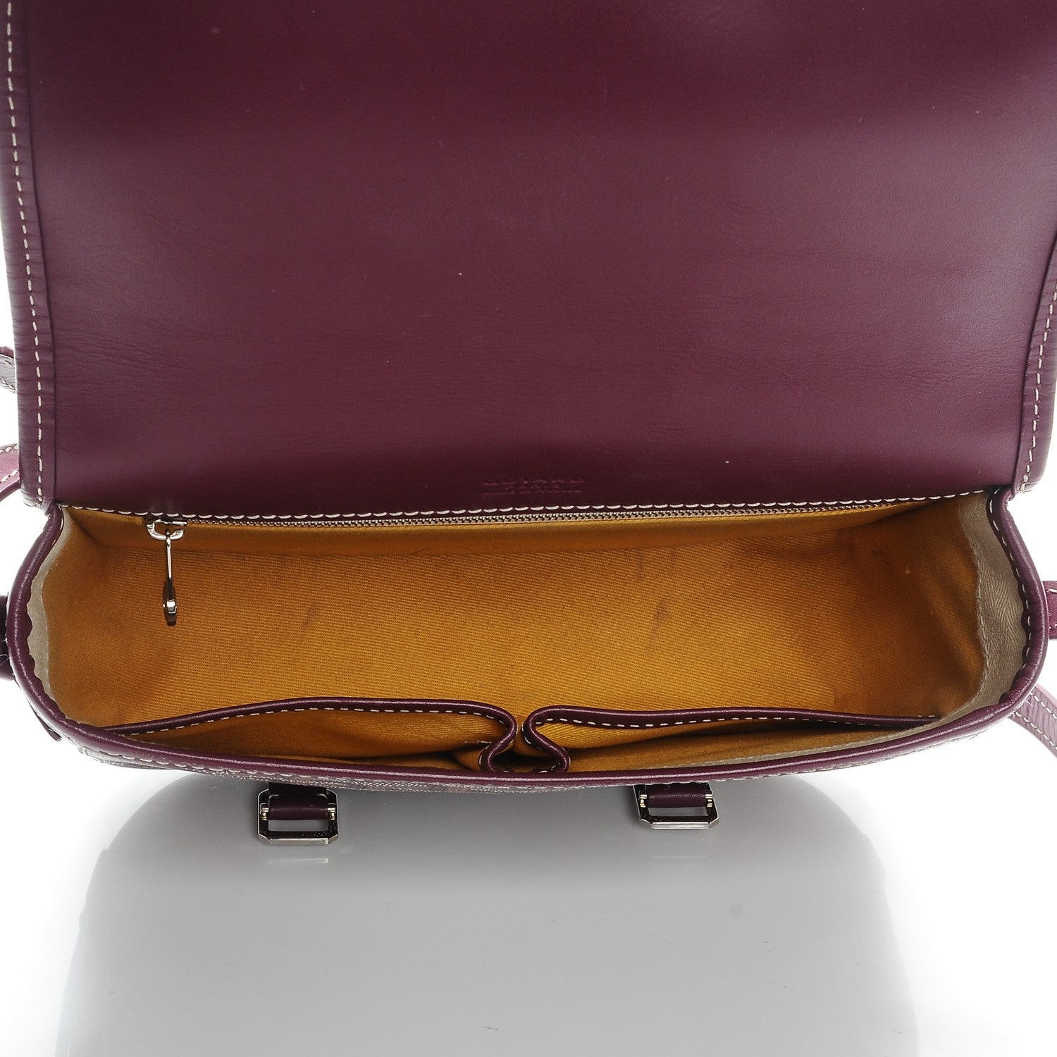 Goyard Goyardine Belvedere PM Messenger Bag Burgundy 5 of 6